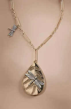 J.Jill Windswept Petals Dragonfly Pendant Necklace | Jjill-Women Jewelry