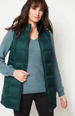 J.Jill Zip-Front Down Puffer Vest | Jjill-Women Jackets & Coats